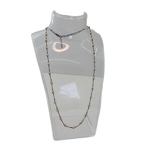 Nine West Womens Necklace Beaded Dainty 10 in Faux Pearls